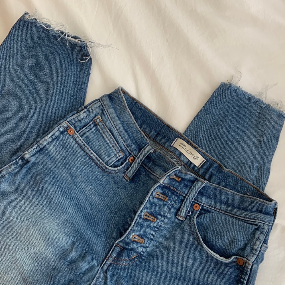 Madewell skinny jeans!